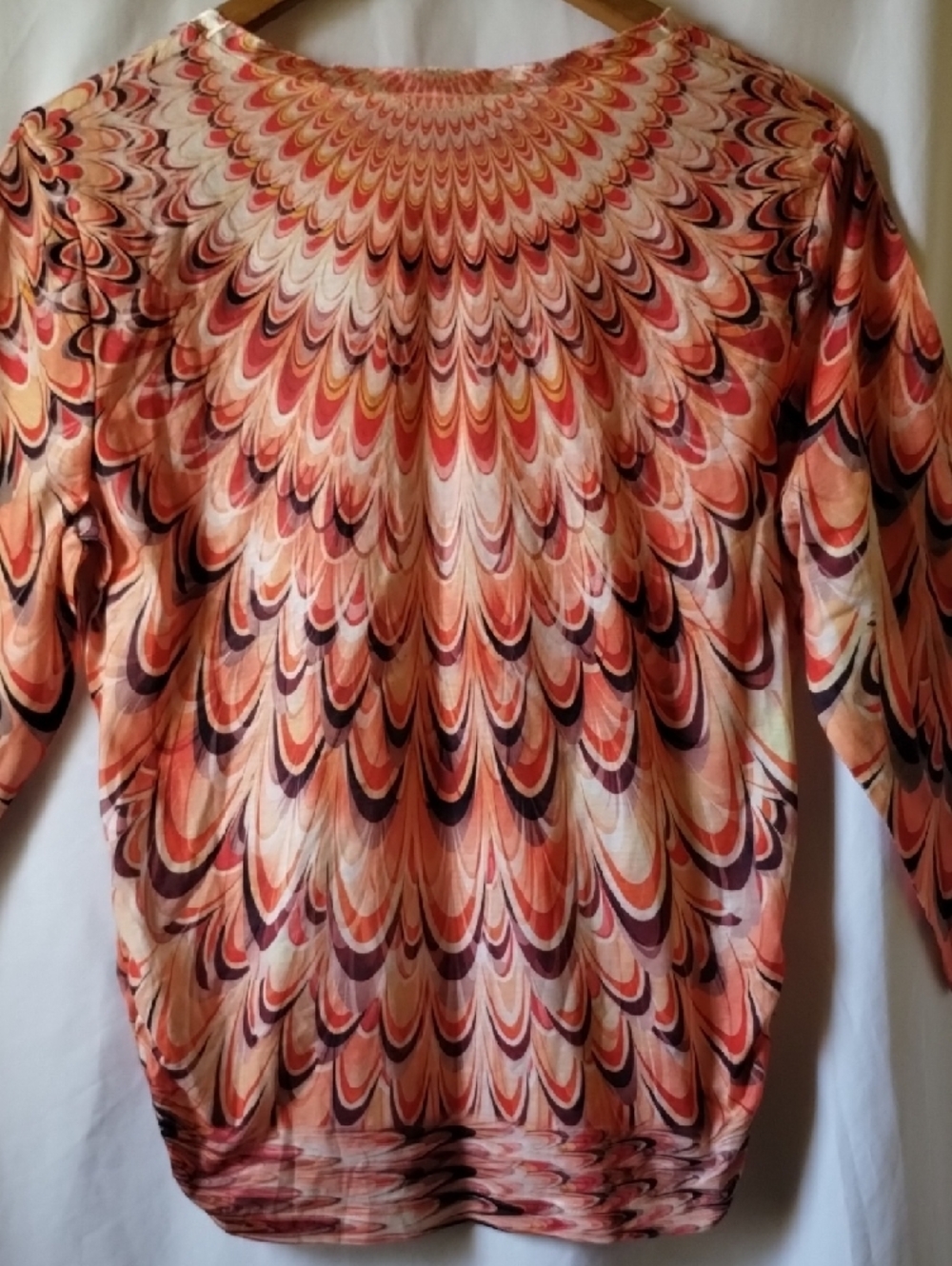 Chico's Pink Multi-Patterned Keyhole Tunic - Picture 9 of 14